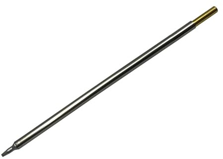 Metcal STTC-137 STTC Series Soldering Cartridge for Most Standard Applications, 775°F Maximum Tip Temperature, Chisel Solder Cartridge 30°, 1.78mm Tip Size, 9.9mm Tip Length