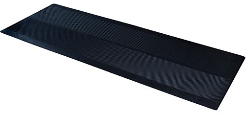 CLIMATEX Indoor/Outdoor Rubber Runner Mat, Door Mat For Floor Protection, 27 X 20', Black (9A-110-27C-20)