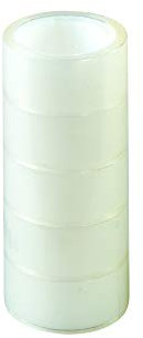 Pelikan NoName 10410439 Klebefilm, 10 m x 19 mm, transparent, 5 Rollen