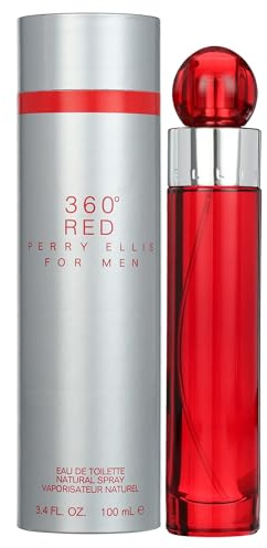 360 Red by Perry Ellis for Men - 3.4 oz EDT Spray