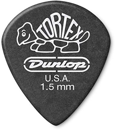 JIM DUNLOP Plektrum Tortex Pitch Black Jazz III 1,50mm 72 Stück