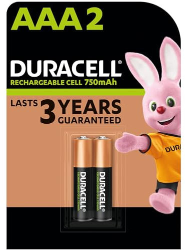 Duracell AAA B2 - Batterie Ministilo 750 Mah Ricaricabile Plus