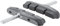 SHIMANO Unisex – Erwachsene M65T Bremsschuh, schwarz, 5 Paar