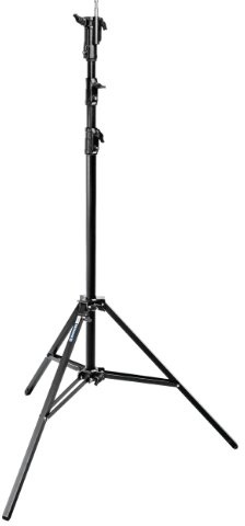 Manfrotto A1035B 3Bein(e) Schwarz Stativ - Stative (30 kg, 3 Bein(e), 3,5 m, Schwarz, 134 cm, 168 cm)