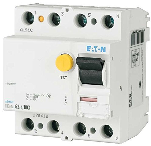 Eaton 167700 FI-Schalter, 40A, 4p, 30mA, Typ A