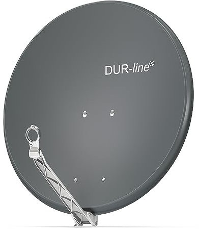 DUR-line Select - Parabola satellitare in alluminio, 75 cm/80 cm