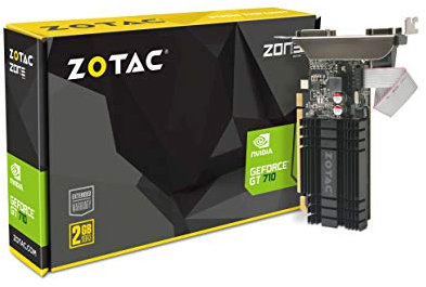 Zotac zt-71302-20L Carte Graphique Nvidia GeForce GT 710 PCI Express 2.0 2 Go Carte Graphique - Multicolore