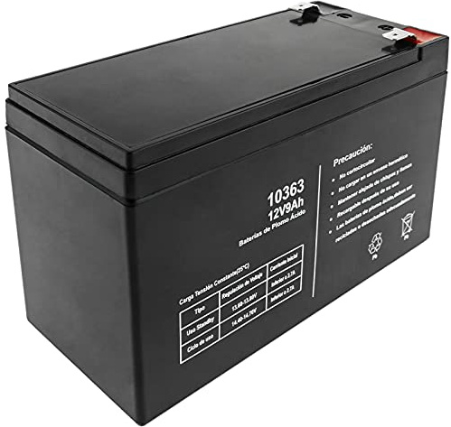 BeMatik - Batería sellada de plomo-ácido de 12V 9Ah recambio SAI