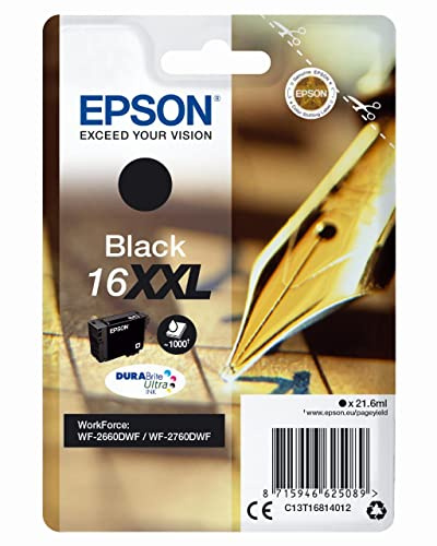 Epson C13T16814022 Schwarz Original Tintenpatronen Pack of 1