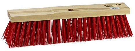 Brück Straßenbesen Elaston Bauernlob S.359, Rot, 50 cm