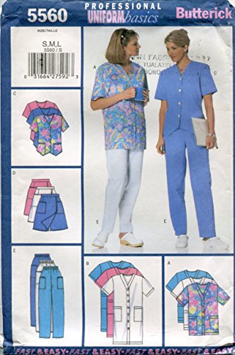 Butterick B5560 Kleid, Top, Wickelrock, Hose Größe 34-36
