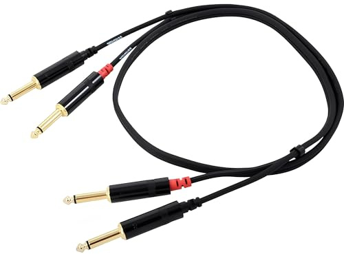 CORDIAL Kabel audio doppelt jack mono 90 cm Kabel AUDIO Essentials Jack