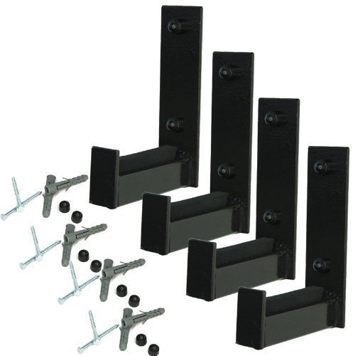 4U® 4x Wand Reifenhalter Felgenbaum Reifenregal Reifen Felgen Wandhalterung Wandhalter