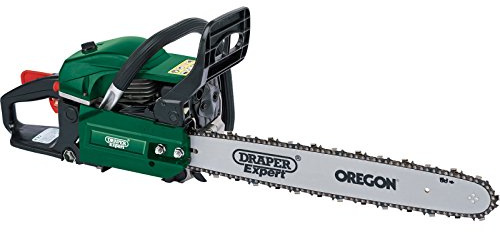 DRAPER EXPERT 75186 45 cc 450 mm Benzin Kettensäge mit Oregon Kette und Bar, 75186