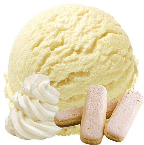 Sahne Biscuit Geschmack 1 Kg Gino Gelati Eispulver Softeispulver für Ihre Eismaschine