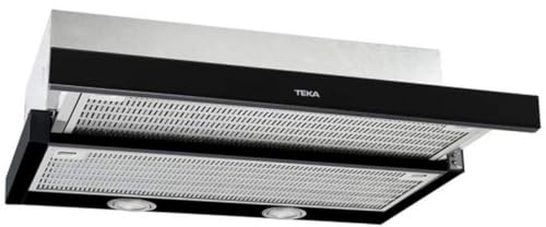 Teka 8421152146194 Campana CNL 6415 B Extraible Negra 2 Motores ECOPOWER