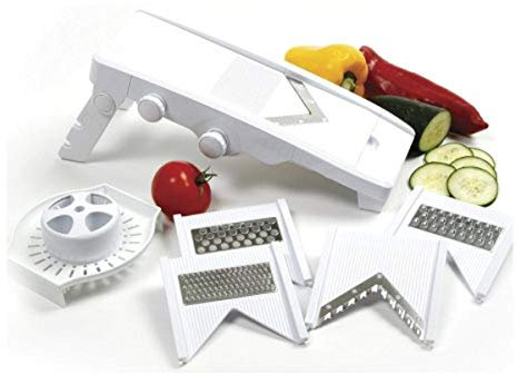 Norpro V-Slicer Grater Mandoline with Safety Guard Holder
