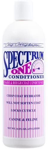 Chris Christensen Spectrum One Conditioner Coarse & Rough Coats - Professioneller Hundepflege-Conditioner für grobes und rauhes Fell - Tiefenwirksame Pflege und großzügige Vorratsgröße, 473ml