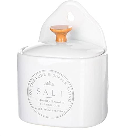 Home Line Salero Blanco Stoneware (15x11,5x8 cm)