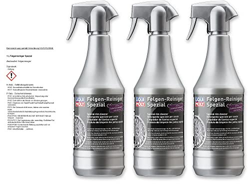 3x LIQUI MOLY 1597 Felgen-Reiniger Spezial Felgenpflege 1L