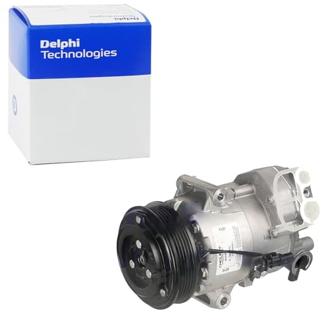 DELPHI A/C Kompressor für Klimaanlage Klimakompressor mit ID: 6CVC13 PAG 46 mit 110mm Riemenscheibe Kompatibel mit OPEL INSIGNIA Caravan 13346494 13385464 13462150 TSP0155989