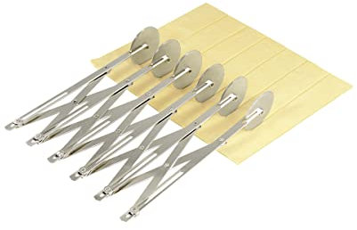 Diviseur à pâtes bicyclette - inox - 6 roulettes