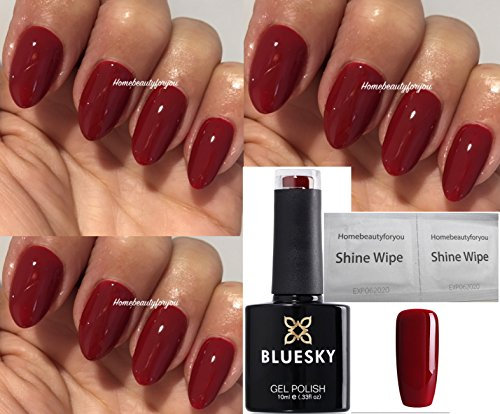 Bluesky RED Deep Red Scarlet Letter Nail 80575 UV LED Soak Off 10ml, OFFER PRICE
