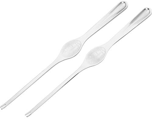 Westmark Hummergabel-Set, 2tlg., mit je 2 spitzen Zinken, Länge: 18,5 cm, Rostfreier Edelstahl, Silber, 66162280