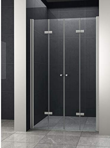 6 mm Nischentür MALU 110 x 195 cm/Nische Duschtür Duschkabine Dusche Duschwand