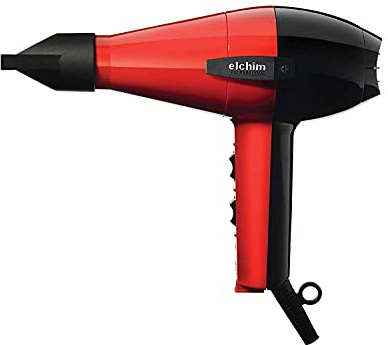 ELCHIM 2001 High Pressure Professional Hair Dryer - Red/Black , 1 Count (Pack of 1)