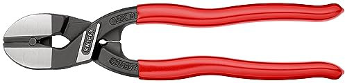 KNIPEX 71 21 200 CoBolt Compact Bolt Cutter, angled black atramentized plastic coated 200 mm Multi-colour