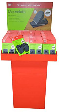 keine Angabe SWISSINNO SOLUTIONS MAUSEFALLEN Standdisplay Mausefalle ,,SuperCat' 1000003 Sb Karte A 2 St.1000003