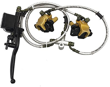 GOOFIT Frein Avant à Disque Maître cylindres Remplacement pour 50cc 70cc 90cc 110cc 125cc ATV