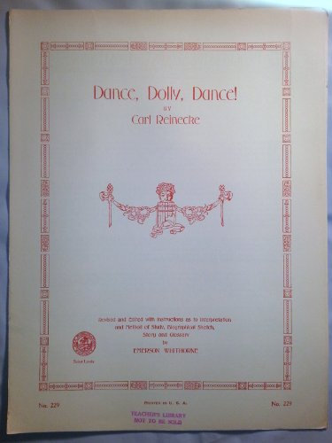 Dance Dolly Dance Rare Vintage Piano Sheet Music 1944
