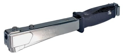 SENCO PC0700 Hammer Stapler, 20 Gauage 7/16 Inch Crown Staples, 3/8 Inch Length for Insulation, House Wrap, Plastic Sheeting, Roofing Felt