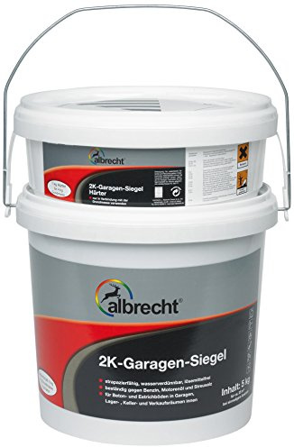 Albrecht 2K-Garagen-Siegel RAL 7032 5 kg, Kieselgrau, 3400707400703205000