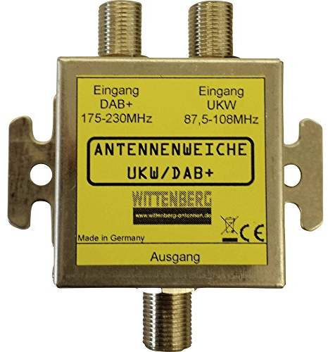 Wittenberg Antennenweiche für UKW und DAB Plus, Einspeisweiche