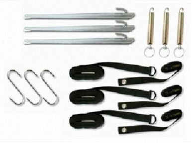 Camping Sturmband-Set für Vordach und Vorzelt 15 teilig Zelte Vorzelte Neu!!!