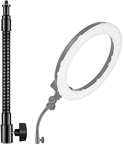 Neewer® 10/25cm Metal Flexible Tube Arm for LED Video Lights, Ring Flash Light and Other Photography Accessories with 1/4 Screw Thread