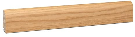 KGM Sockelleiste ExPress-45 - Eiche geölt, 2400 x 18 x 45 mm, 1 Stück | Fußleiste, Fichte Echtholz Träger, furniert, für Laminat & Parkett