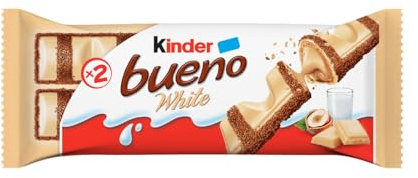 Ferrero kinder bueno White – Schokoriegel mit weißer Schokolade – 30 Packungen mit je 2 Einzelriegeln (30 x 40 g)