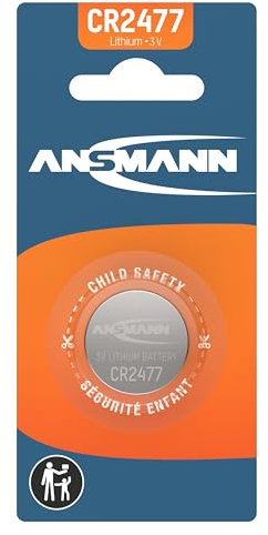 ANSMANN 1516-0010 Cr 2477 Pile a Bottone Batteria Litio - 3V