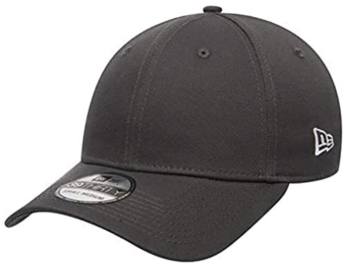 New Era 39Thirty Blank Base KepsEra Damer/Herrar - fitted cap keps med skärm, Sluten på baksidan, skärm Sommar-Vinter Vår Sommar Höst Vinter - S/M (54-57 cm) antracit