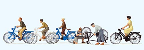 Preiser 10716 Jugendliche mit Fahrrad 1:87