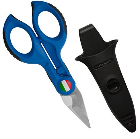 Intercable Schere und Kabelschneider für Elektriker mit Safetybox, limitierte Auflage, Blau