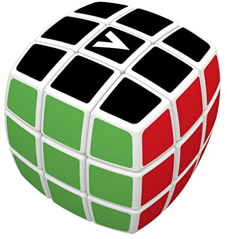 V-Cube 3 x 3 White Pillow, Professional, Fast, and Smooth, Speed Cube, Puzzle, Fidget Toy