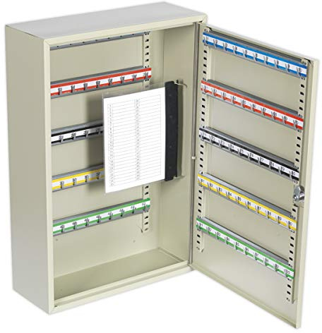 Sealey Skc100D Key Cabinet 100 Key Capacity Deep
