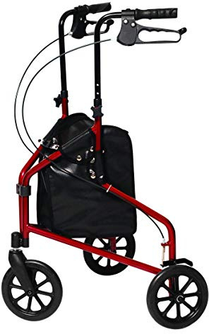 Lumex 3 Wheel Cruiser - Lightweight & Narrow Three Wheel Walkers for Seniors & Tight Spaces