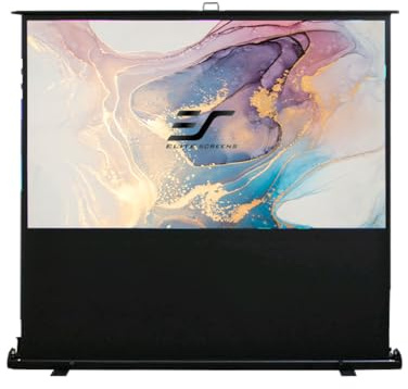 Elite Screens F100NWH ezCinema Series Leinwand (Diagonal 254 cm (100 Zoll), Höhe 124,5 cm (49 Zoll), Breite 221,5 cm (87,2 Zoll), Format 16:9) schwarz