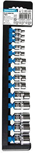 Silverline 675072 Torx-E-Steckschlüsseleinsätze, 14-tlg. Satz E4–E24
